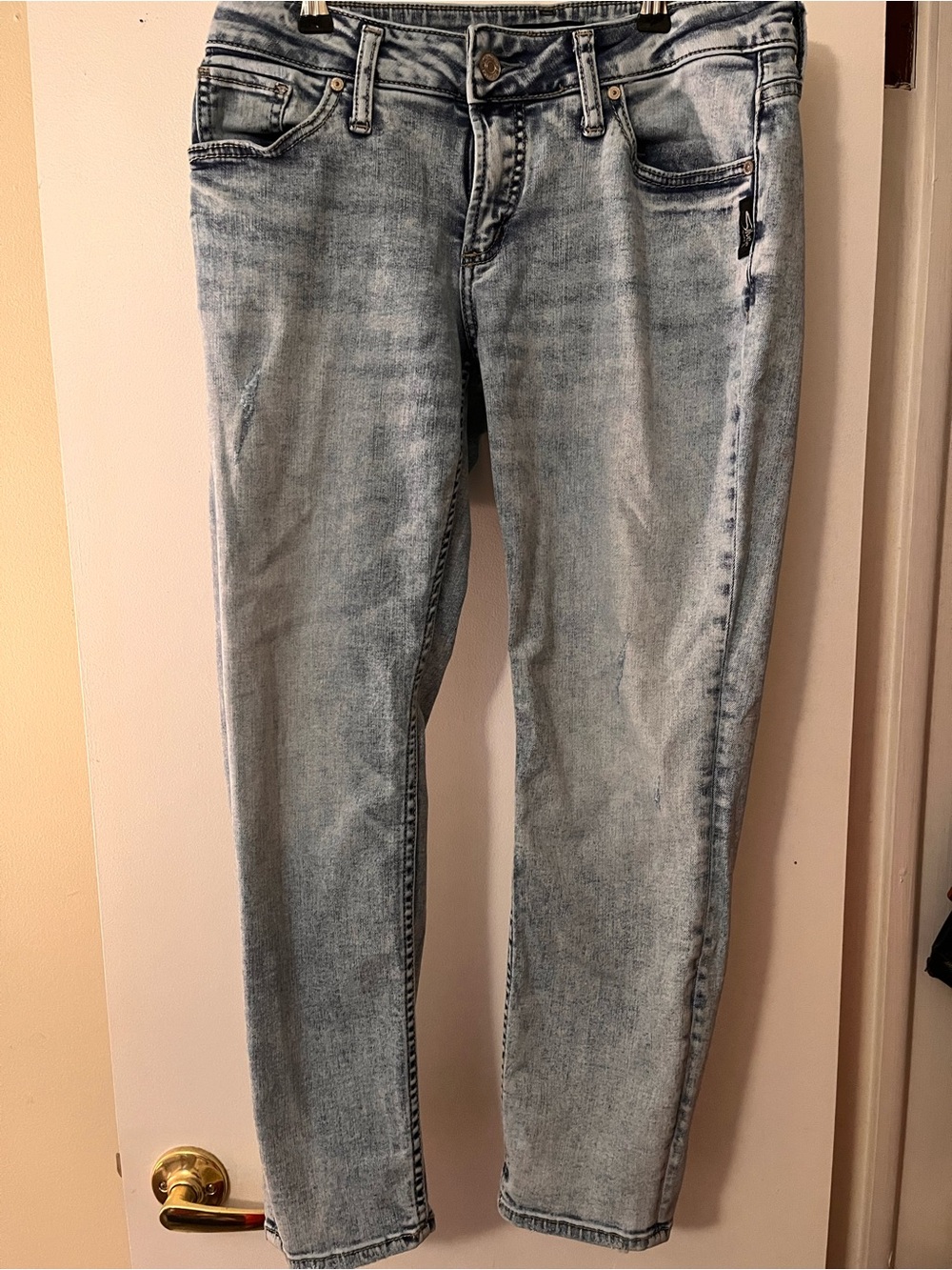 Silver Jeans Light Wash Skinny Jeans